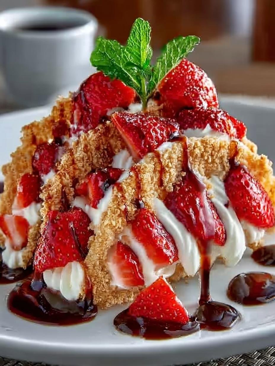 Delicious Strawberry Crunch Cheesecake Tacos Recipe - Strawberry Crunch Cheesecake Tacos - additional detail
