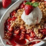 Strawberry Rhubarb Crisp Irresistibly