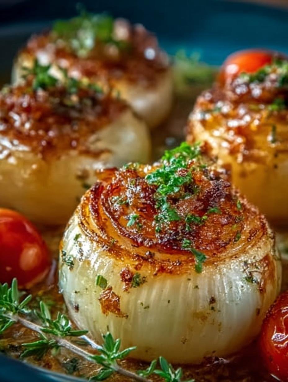 Stuffed Onions Baked Tomato