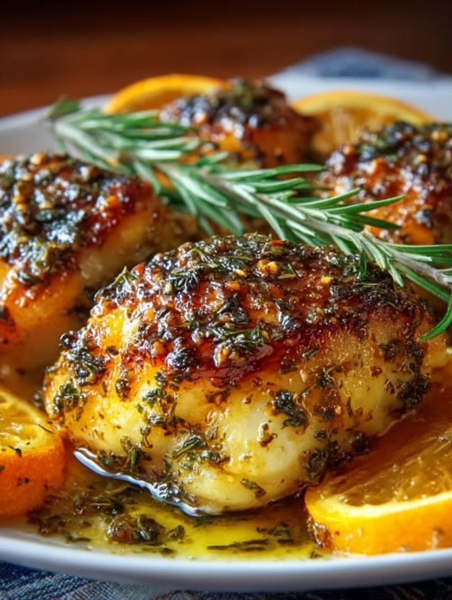 Sweet Savory Roasted Orange Chicken Thighs Recipe - Sweet Savory Roasted Orange - main visual representation