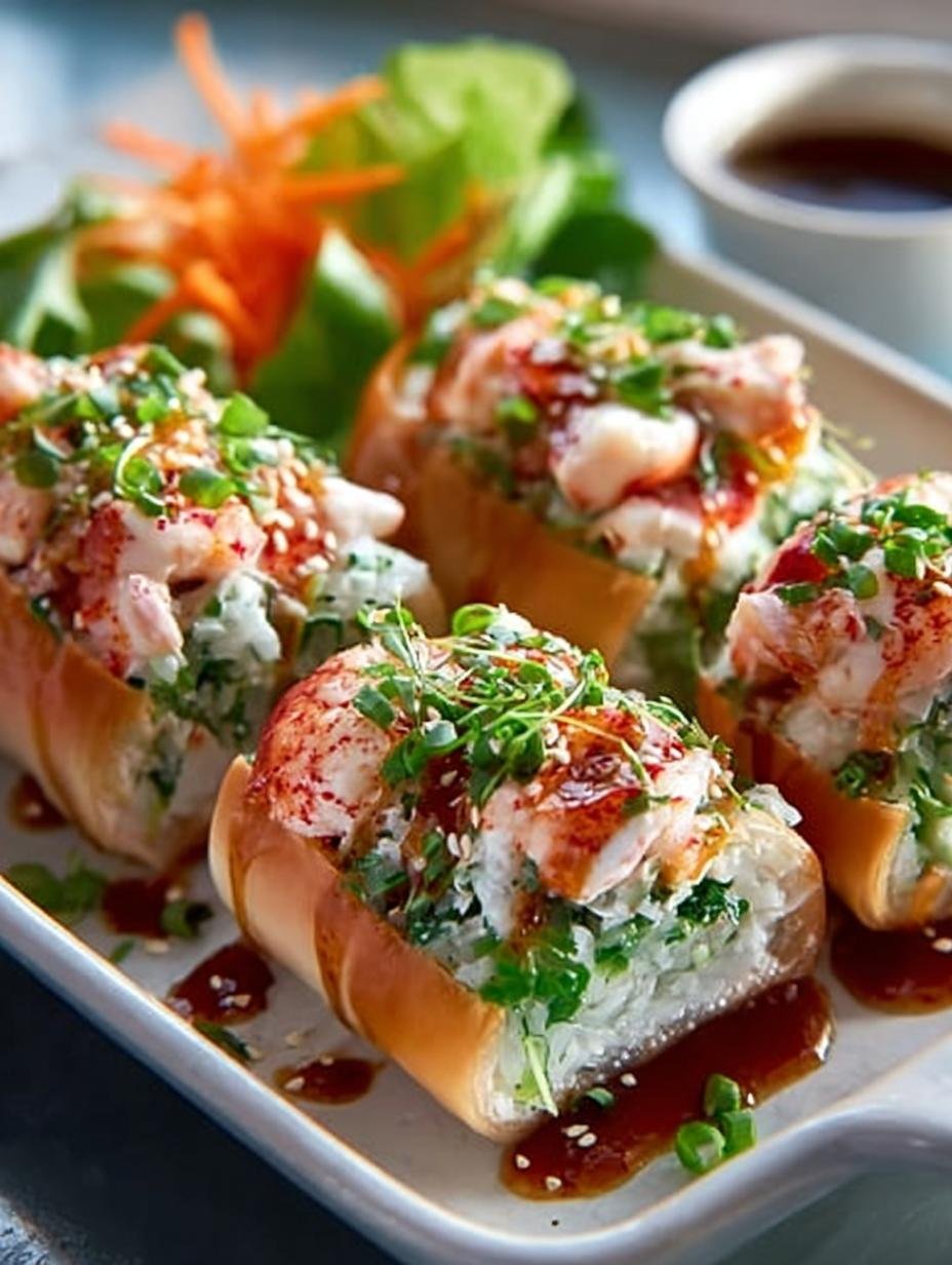 Valentine Lobster Salad Rolls: A Romantic Delight for Two - Valentine Lobster Salad Rolls - additional detail