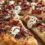 White Barbecue Pizza with